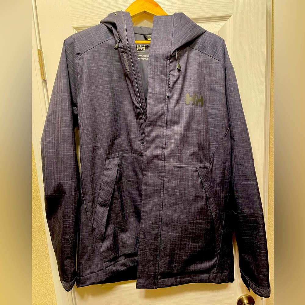 Helly Hansen Men’s Ski Jacket, Navy, EUC, size large